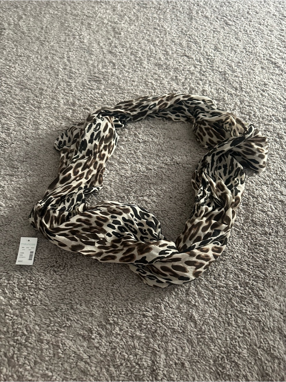 Cheetah Loop Scarf